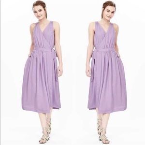 Midi Banana Republic wrap dress size 6